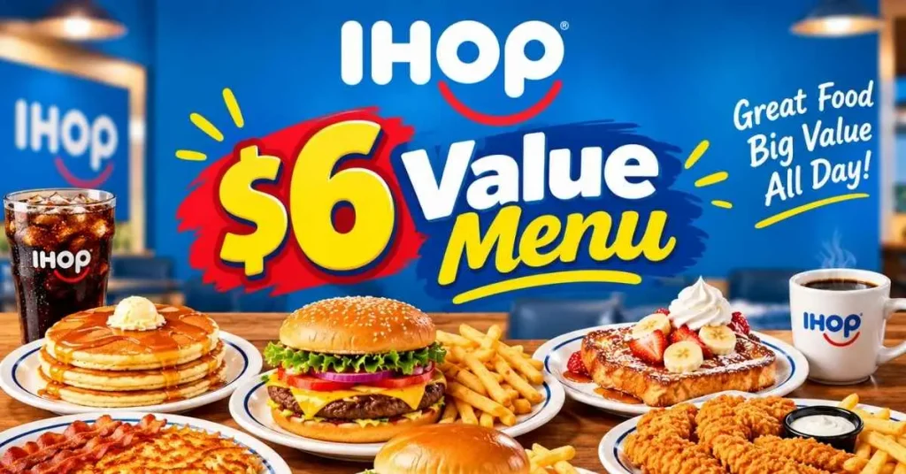 IHOP $6 Value Menu