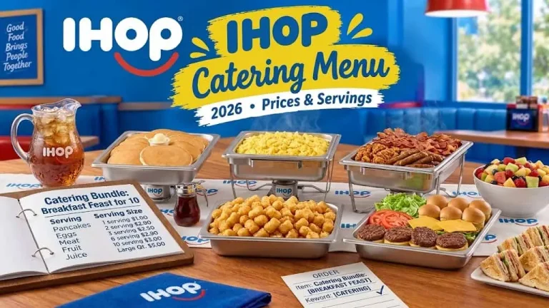 Ihop Catering Menu & prices USA 2026