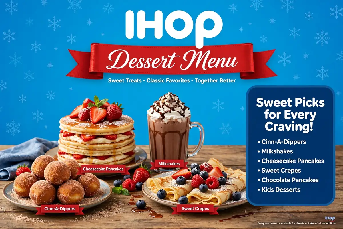 IHOP Dessert Menu