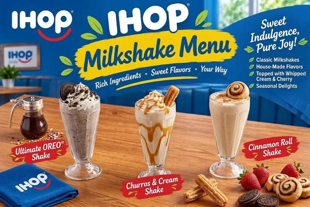 Ihop Milkshake Menu