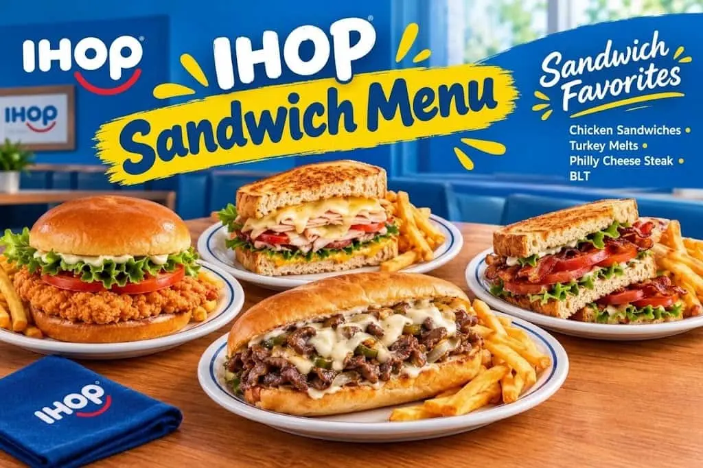 IHOP Sandwich Menu