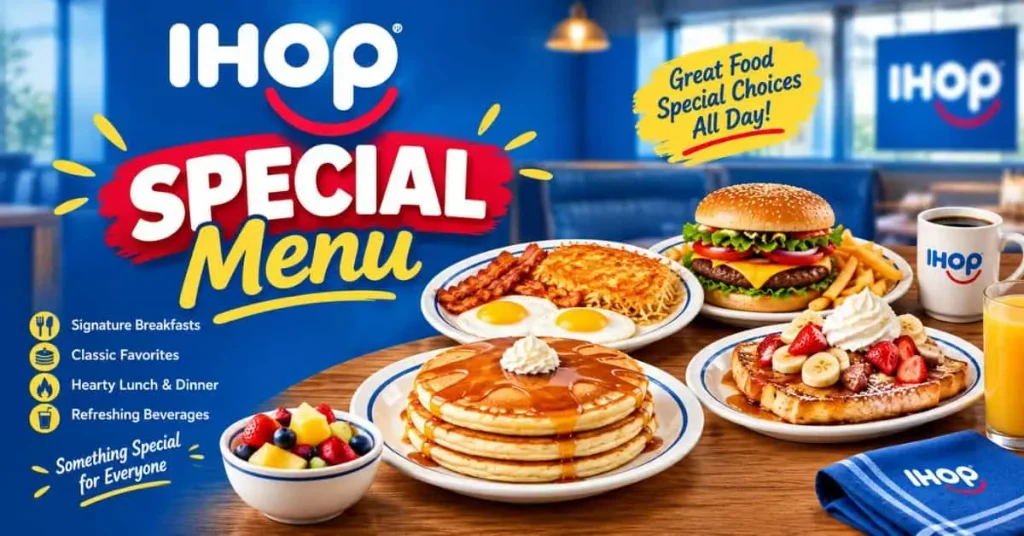 Ihop Special Menu 2026 USA